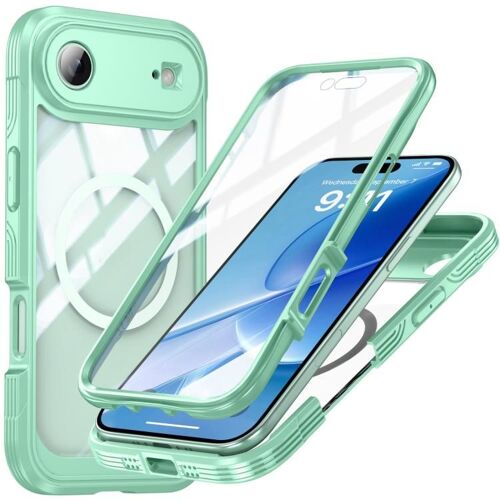 Coque pour iPhone Air Life, Étui Étanche MagSafe Magnétique Résistant - Vert