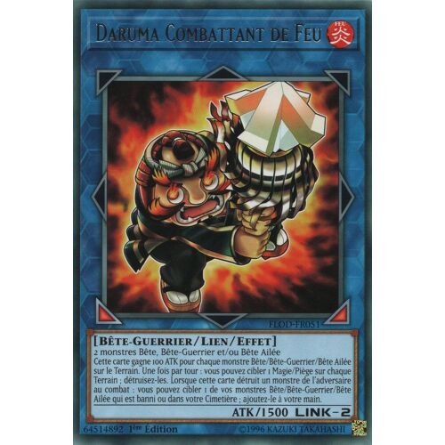 Daruma Combattant De Feu Flod Fr051