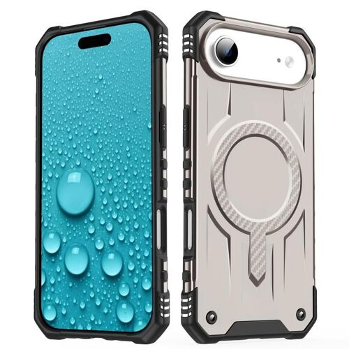 Coque Pour Iphone Air Straship, Protection Magsafe Hybride Tpu Et Pc - Transparent - Or