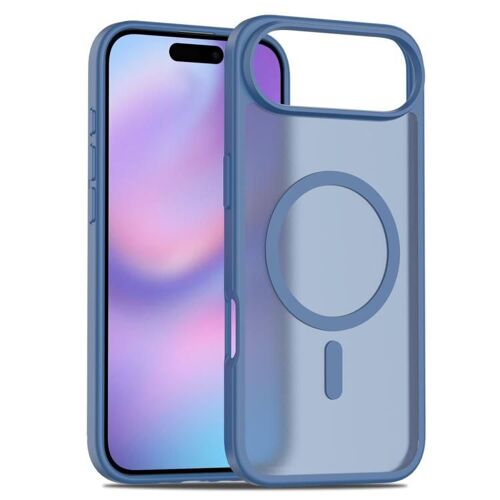 Coque Pour Iphone Air, Protection Hybrid Tpu Pc Magsafe Touch Doux - Transparent - Bleu