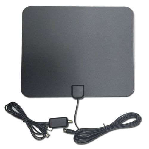 Antenne TV Intérieur, Pictek Antenne TNT Intérieur HD, Rayon de 56 km Ultra Plat
