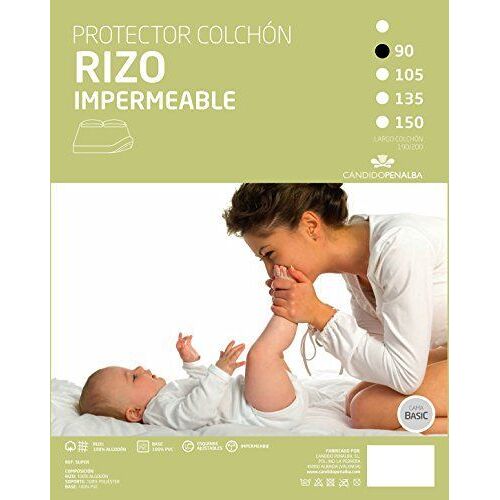 Cndido Penalba Super Protège-Matelas En Coton Ponge Imperméable 135 X 190 / 200 Cm