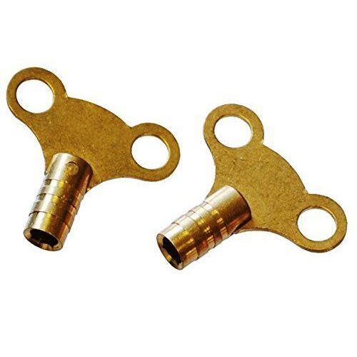Bulk Hardware Easi Radiateur Grip Clé en laiton massif, paquet de 2, bh02832