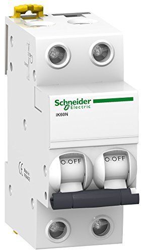 Schneider Electric A9K17225 Interrupteur automatique magnétothermique iK60N, 2P, courbe C 25A