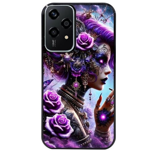 Coque Noire Pour Honor 200 Lite Motif Fee Steampunk