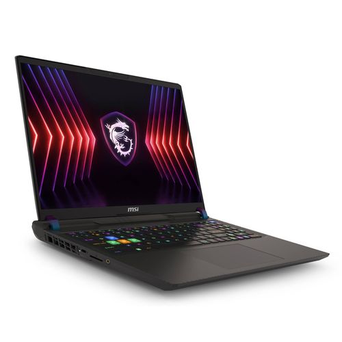 MSI Vector 16 HX A14VHG-653FR Intel Core i7 i7-14650HX Ordinateur portable 40,6 cm (16") Quad HD+ 32 Go DDR5-SDRAM 1 To SSD NVIDIA GeForce RTX 4080 Wi-Fi 7 (802.11be) Windows 11 Home Gris