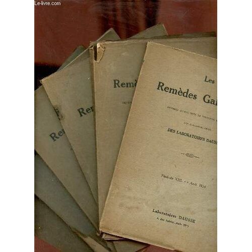 Les Remèdes Galéniques - 6 Fasiscules - Fascicules N°3+4+5+7+11+13.