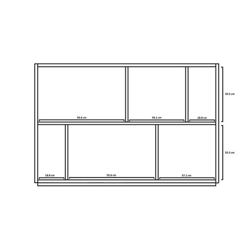 Bibliothèque En Mélamine, Nack