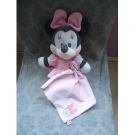 Minnie En Peluche Grand Avec Son Mouchoir 32 Cm Disney Nicotoy