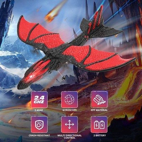 Avion Dragon Télécommandé 2,4 Ghz - Rtf Avec Stabilisateur Gyroscopique 2 Canaux 6 Axes