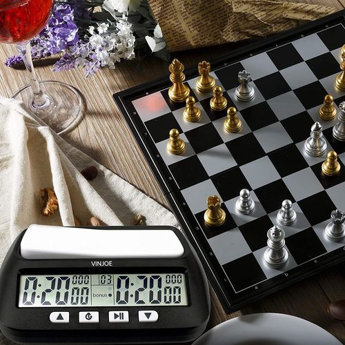 Minuterie D'échecs Numérique Professionnelle - Horloge D'échecs Optimale Pour Les Jeux De Société