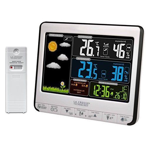 La Crosse Technology Ws6826whi-Bla Station Noir