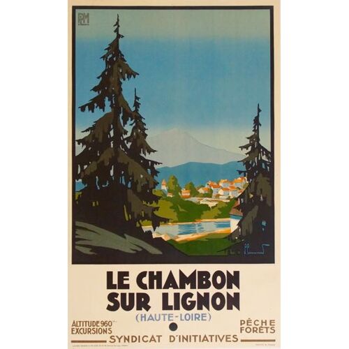 Affiche Le Chambon Sur Lignon Haute Loire