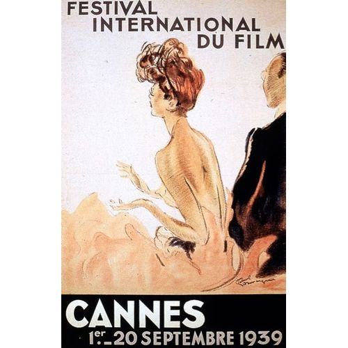 Affiche Festival De Cannes 1939