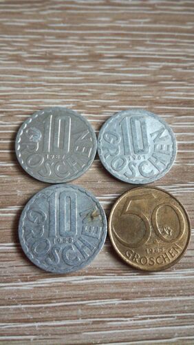 Lot Monnaie Autriche En L Etat Sur Les Photos