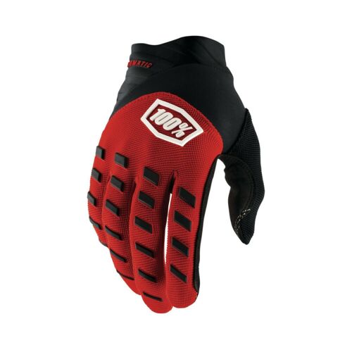 Gants Moto Cross 100% Airmatic - Rouge / Noir - M