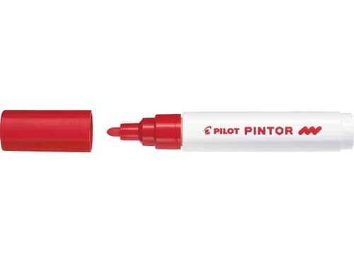 Pilot Marqueur À Pigment Pintor, Medium, Rouge