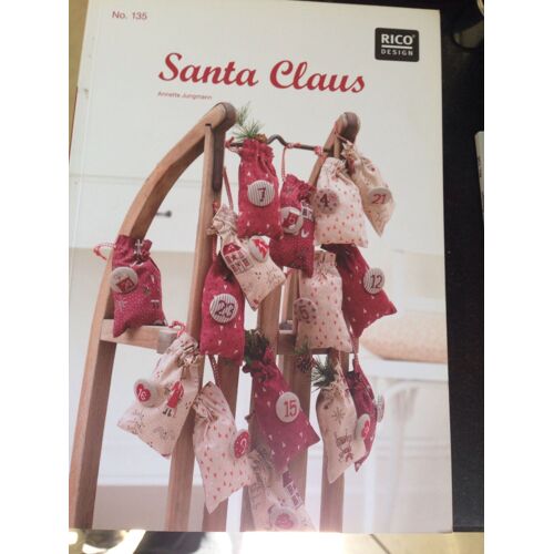 Santa Claus. Kreuzstich-Stickideen Weihnachten