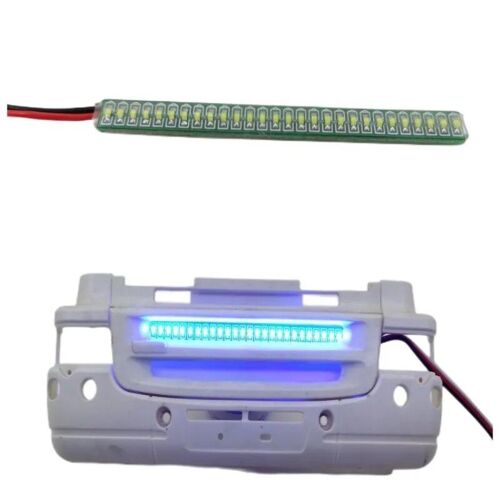 Bleu - Bande Lumineuse De Contrôle De Lampe De Capot D'admission, Accessoires De Mise À Niveau, 8 Modes Flash, Tamiya 1/14, Camion Rc, Tracteur Scania Man