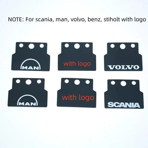 Homme - Garde-Boue En Caoutchouc Pour Camion Rc Tamiya, Lampe Arrière Légère, Pièces De Décoration De Garde-Boue, Tracteur Scania 1/14 56360, Homme Volvo Pour Benz, 56323