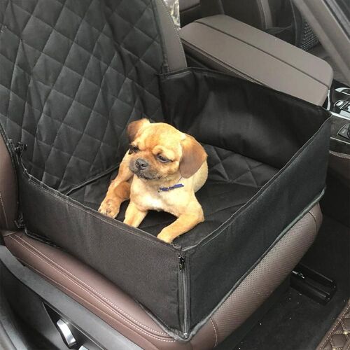 Hamac Pliant Pour Chien, Protège Du Siège Avant De La Voiture, Porte-Animal Domestique, Sacs En Maille, Panier De Soins, Tapis De Voyage Imperméable Pour Animaux De Compagnie
