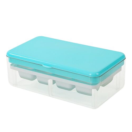 Bac À Glaçons Avec Couvercle, Pour Congélateur, Machine À Glaçons, Avec Bac De Rangement Pour Fouet À Glace