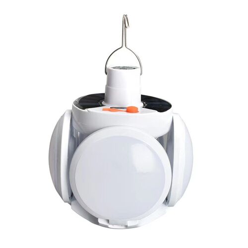 Lampe Solaire Pliante À Led En Forme D'ovni, 5 Modes D'éclairage, Rechargeable, Sans Fil, Idéale Pour Le Camping, Les Opérations D'urgence