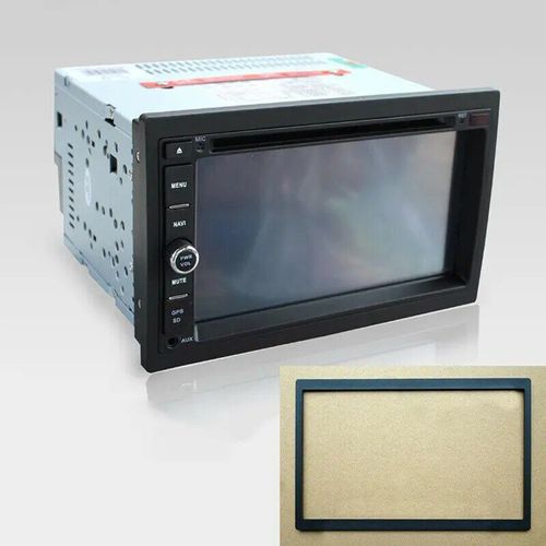 Cadre De Montage Universel Pour Autoradio, 2din, Audio Stéréo, Tableau De Bord, Lecteur Dvd, Accessoire D'intérieur De Voiture