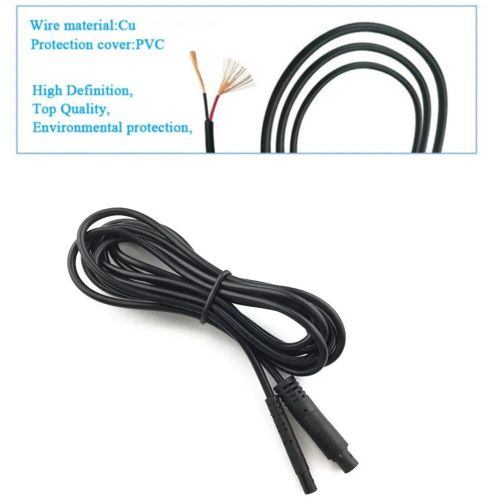 Hler-Câble D'extension De Caméra De Tableau De Bord, 4 Broches, Fil Mâle À Femelle, Mini Enregistreur De Voiture, Respectueux De L'environnement, 2.5m