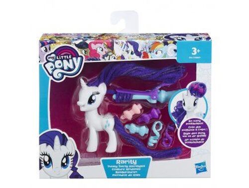 My Little Pony - Poney - Rarity Bouclettes Et Frisettes - Licorne Blanche - Friendship Magic - Poupee