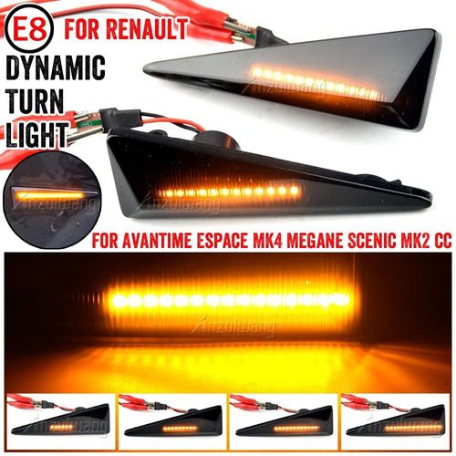 Clignotant Latéral Led Pour Renault Megane Mk2 Cc Espace Mk4 Scenic Mk2 Wind Avantime Thalia 2, Feux Ociamiques