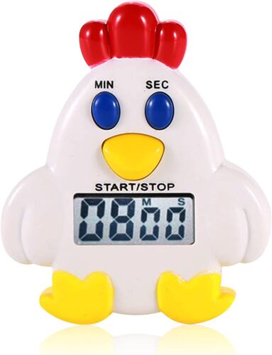 Minuteur De Forme De Coq, Minuteur De Cuisine Magnétique Minuterie Numerique Lcd Minuterie De Cuisine Digitale Pour Cuisine, Sport, Études, Réunions