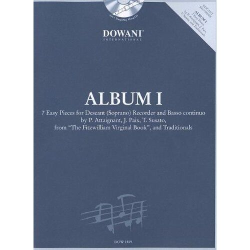 Album Vol. I For Descant (Soprano) Recorder / Box+Cd
