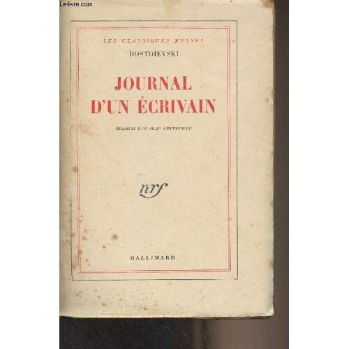 Journal D Un Écrivain - Les Classiques Russes