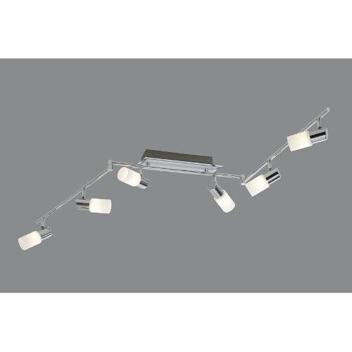 Trio 933792 Spots sur Rail Aluminium Brossé / Chrome