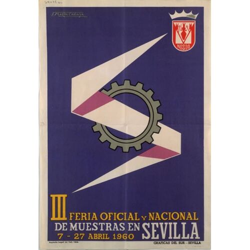 Affiche Feria D Sevilla 1960