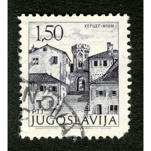 Timbre Oblitéré Jugoslavija, Ptt, 1.50