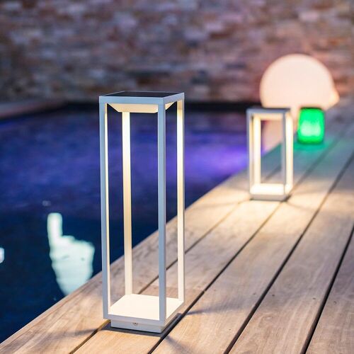 Lanterne Solaire Chic Big Hydra Blanc A3085nium H50cm