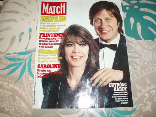 Jacques Dutronc / Francoise Hardy . Revue Paris Match N° 2533 De 1981.