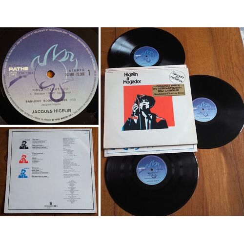 Album 3xlp 33t 12" Jacques Higelin « Higelin À Mogador » (Concert En 3 Disques) 1981