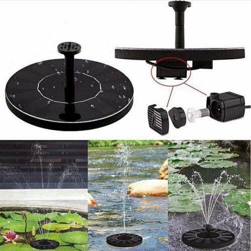 Fontaine Solaire Flottante Avec 6 Buses, 1.5w, Pour L'extérieur, Jardin, Paysage, Piscine