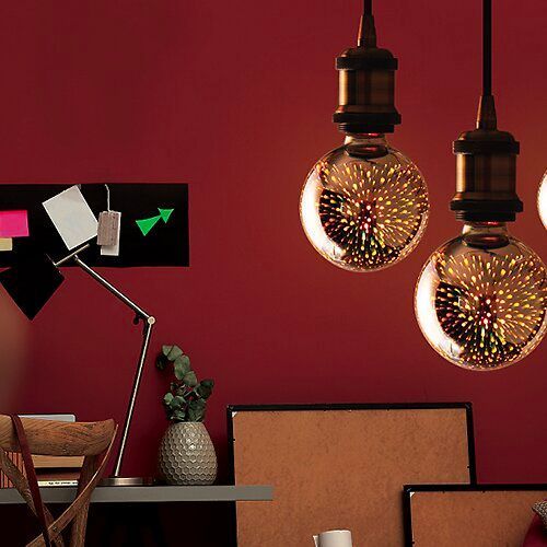 Ampoule Globe G95 3d 'cosmos' Led 4w E27 - Or