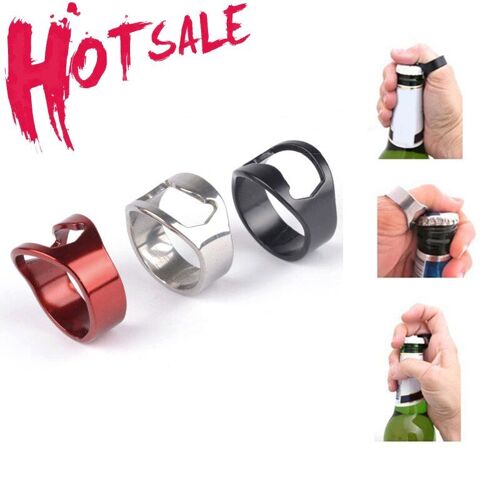 Mini Ouvre-Bouteille En Acier Inoxydable De 22mm, 1 Pièce, Ouvre-Bouteille En Forme D'anneau, Bouchon De Bière, Dissolvant D'ouverture Pour Gadgets De Cuisine, Outils De Bar