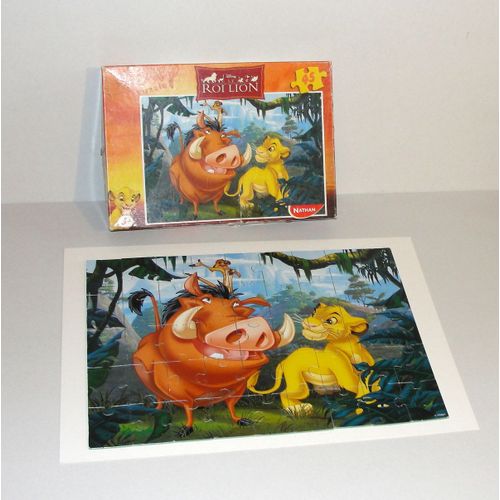 Puzzle Le Roi Lion 45 Pieces Simba Timon Et Pumba