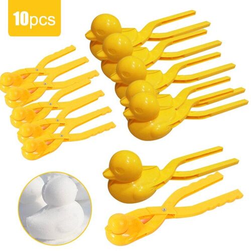 Moule À Boules De Neige En Forme De Canard Pour Enfant, Outil De Fabrication De Boules De Neige Et De Sable Pour L'extérieur, Jouet Créatif De Combat