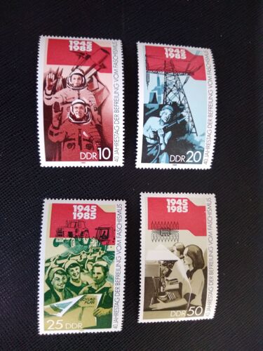 Timbre Allemagne /Rda - Ddr Yt 2566 A 2569 Serie: 40. Anniversaire De La Liberation 1985 ( 100706 )