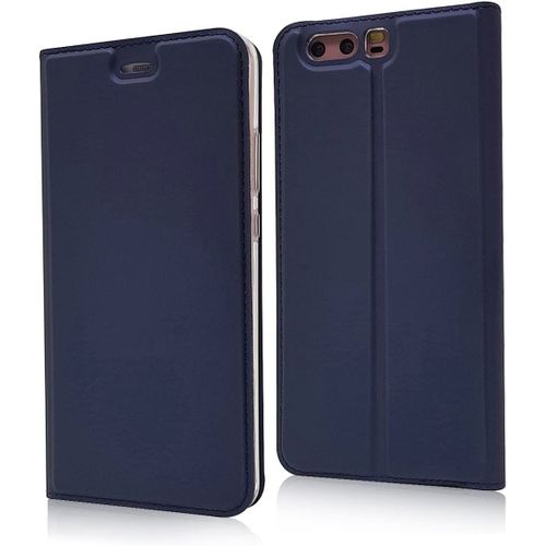 Coque Huawei P10 Plus, Premium Nouveau Style Ultra Mince Pu Tpu Flip Wallet Case Fente Pour Carte Fermeture Flip Cover Coque Pour Huawei P10 Plus Couleur Unie