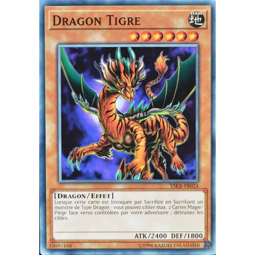 Carte Yu-Gi-Oh Yskr-Fr024 Dragon Tigre Neuf Fr