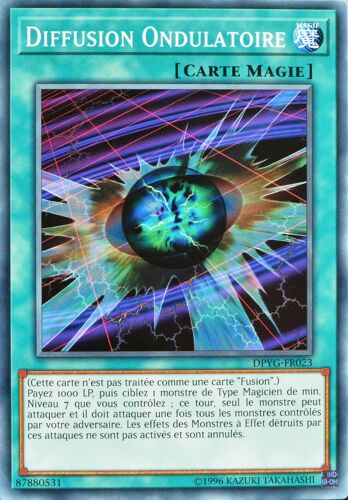 Carte Yu-Gi-Oh Dpyg-Fr023 Diffusion Ondulatoire Neuf Fr