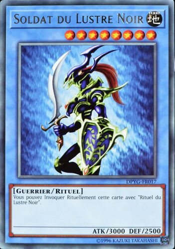 Carte Yu-Gi-Oh Dpyg-Fr017 Soldat Du Lustre Noir Neuf Fr